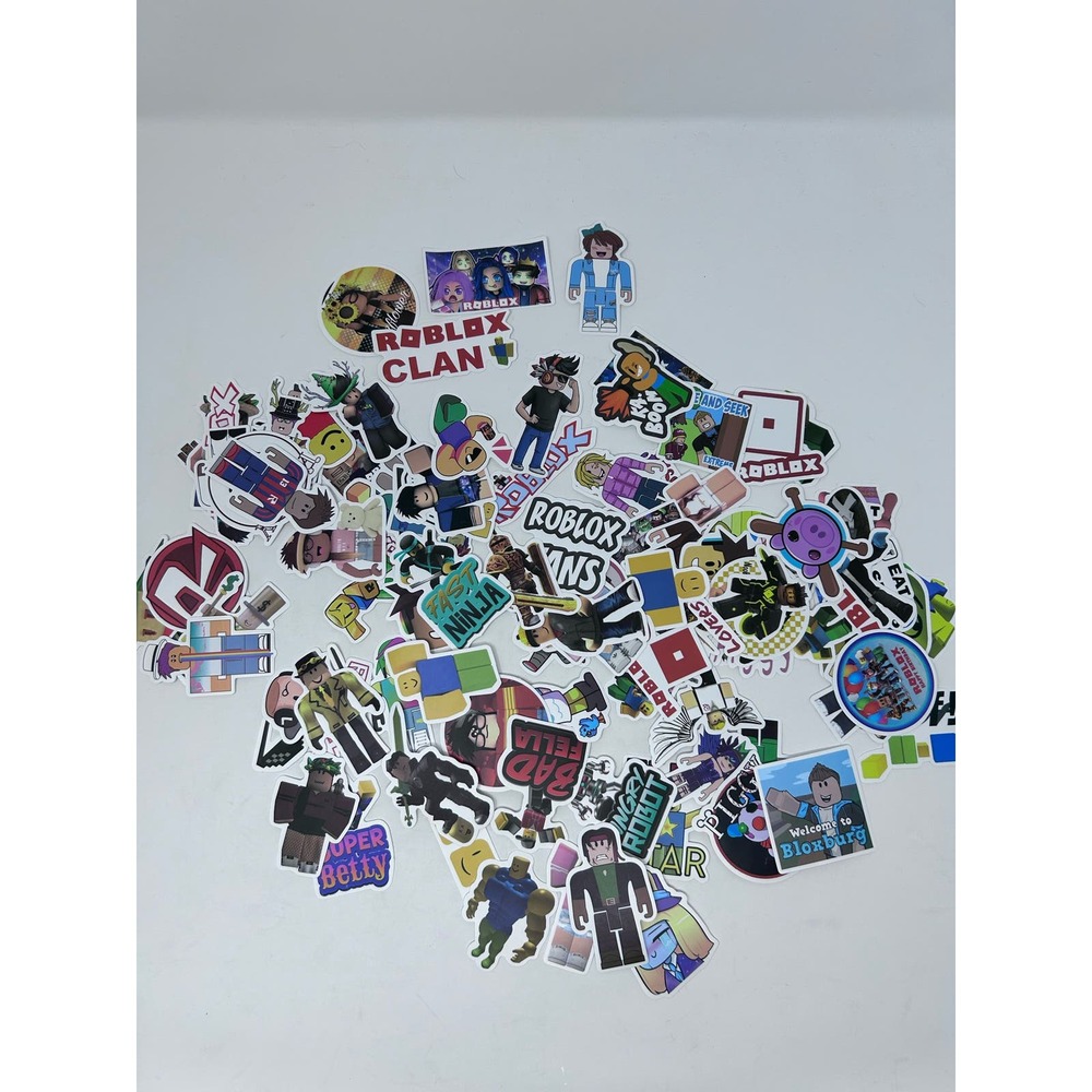 Roblox Game Stickers - 58 ‎ /  Non-Stickers - 50 Approximately 2"